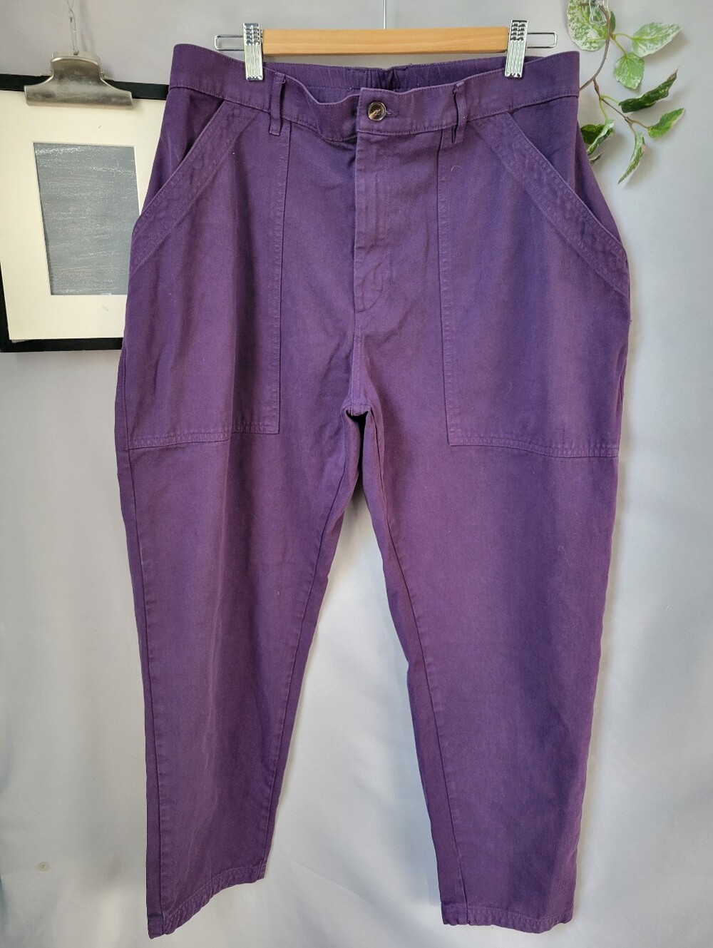 Big Bud Press Pencil Pants Purple L